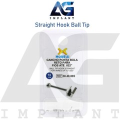 Straight Hook Ball Tip Slot Archwire Crimpable Wire Brackets Orthodontic Dental