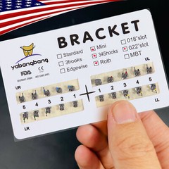 1000 Dental Orthodontic Brackets Braces Mini Roth Slot.022 3-4-5 Hook #2 50PACKS