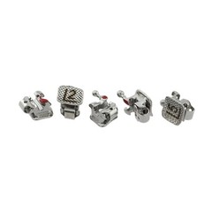 Self Ligating Empower Brackets Metal DAMON Q Clear Ceramic Braces MBT Roth 022