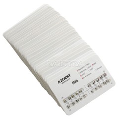 10 Packs AZ Dental Orthodontic Brackets Standard Braces MBT .018 Hooks 3-4-5
