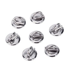 10 Pcs Dental Orthodontics Lingual Button Direct Bondable Eyelet Round Base Ss.