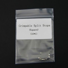 5 Packs Dental Orthodontic Crimpable Hook Stops Type Split Stainless Steel 50 Pc