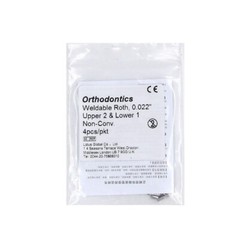 1 Bag Dental Buccal Tube Non-Conv Weldable Roth 0.022 4pcs/Pack