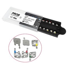 PROB Dental Orthodontic Metal Brackets Brace MIM MBT/ROTH 022/018 345H Monoblock