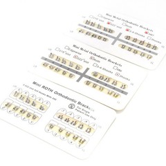20 Pcs/Pack Orthodontic Dental Edgewise/ROTH/MBT Mini/Standard Bracket Braces