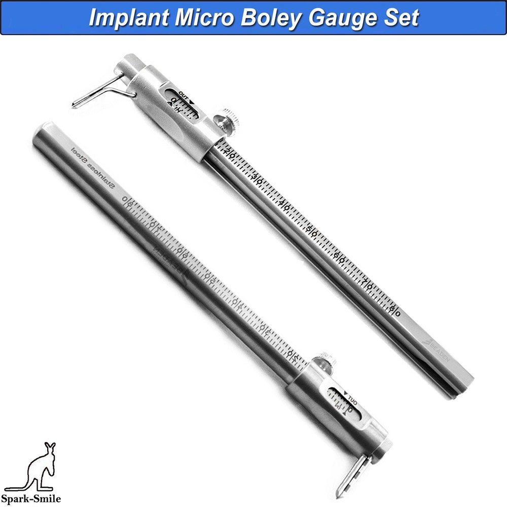 Orthodontic Micro Boley Gauge Marking Teeth size Measuring Implant Surgical Tool