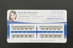 50 Sets Dental Orthodontics Brackets Mini Edgewise 022 Slot no hooks Mesh Base