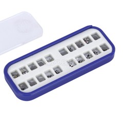 Dental Orthotic MIM Monoblock Metal Bracket Braces Mini Roth / MBT.022 Hooks 345