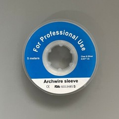 2Rolls Orthodontic Archwire Sleeve Elastic Protective Tube Dental Wires Bracket