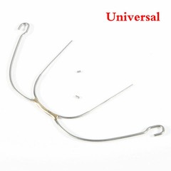 Dental Orthodontic Stainless Steel Hook 6 Sizes Extraoral Face Bow With Cuspid