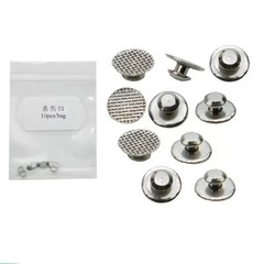 10Pcs/Bag Dental Supplies Orthodontic Bondable Lingual Buttons Round Mesh Base