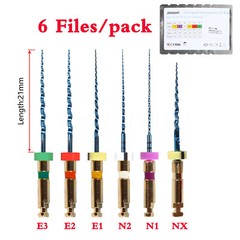Dental Endo Endodontic Universal Engine Rotary Root Canal NiTi File 21MM CE FDA