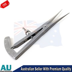 Castroviejo Caliper 0-20mm Surgical Dental Medical Implant Instruments 5 pieces