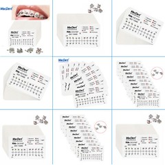 10Packs MacDent Dental Ortho Brackets Mini/Standard MBT/Roth 022/018 Hooks 3 4 5
