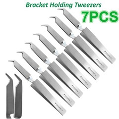 X7 Dental Bracket Holding Tweezers Orthodontic Placing Reverse Action Forceps