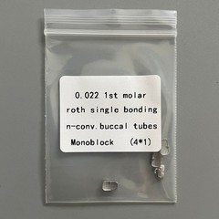 20Packs Dental Orthodontic Buccal Tubes 1st 2nd Molar Roth MBT 022 Monoblock