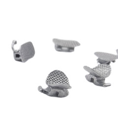 28pcs/set Dental Orthodontic Metal Lingual Brackets Brace Buccal Tubes