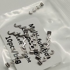 30Pcs Dental Orthodontic Long/Short/Left/Right/Cross/Stops Crimpable Hooks