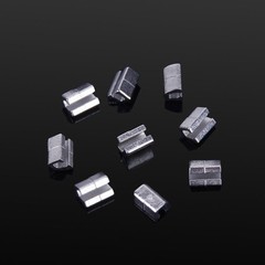 100 Pcs Dental Orthodontic Crimpable Hook Split Stops Open Type Stainless Steel