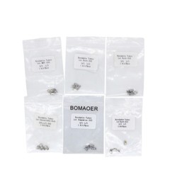 10×Dental Orthodontic Bondable Bracket Buccal Tube Non-Convertible U1/l1 6 Sizes