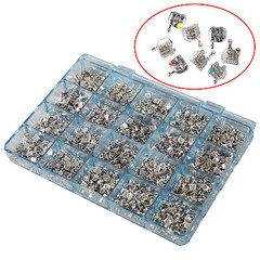 Metal Orthodontics Brackets Brace MINI Roth.022 345 Hooks with Mark Dentist