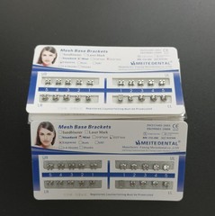 50 Sets Dental Orthodontics Brackets Mini Edgewise 022 Slot no hooks Mesh Base