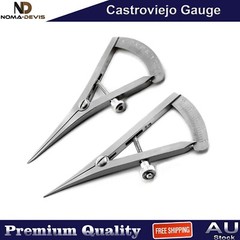 Dental Castroviejo Measuring Gauge 9/20 & 9/40 Surgical Ophthalmology Caliper CE