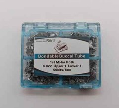 100 Sets Dental Orthodontic Buccal Tube 1st 2nd Molar Roth MBT 022 Mesh Base