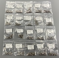 100Pcs Dental Orthodontic Brackets Mesh Base Mini Roth 022 345 Slot Hooks