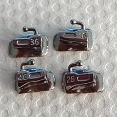 50Packs Tubo bucal de ortodoncia dental Bondable Non-Con 1st Molar of Bracket