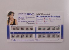 50Sets Dental Orthodontic Brackets Mini Roth/MBT/Edgewise 022 345/no Hooks
