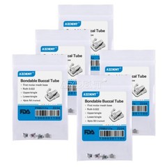 AZDENT Dental Ortho Buccal Tubes 1st/2nd Molar Tube Roth/MBT/ Edgewise 022/018