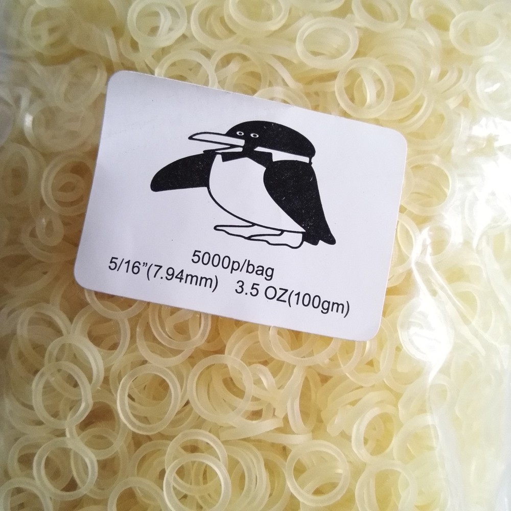Professional Orthodontic Elastic Bands 5000pcs Bulk Pack, Size 5/16″ 7.94mm3.5oz