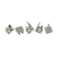 Dental Orthodontic Brackets Metal Brace MIM MINI Roth MBT 022 018 345 With Hooks
