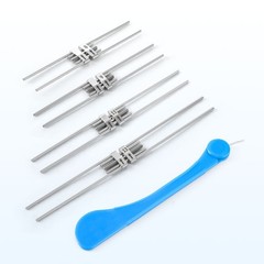 5X Dental Ortho Expansion Screw Hyrax Rapid Palatal Expander 8/11mm + 5pcs Key