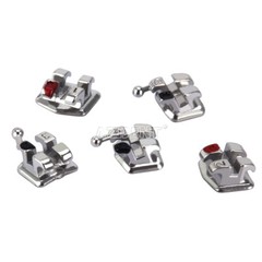10 Packs AZDENT Dental Orthodontic Bracket Monoblock MIM Mini Roth.022 345 Hooks