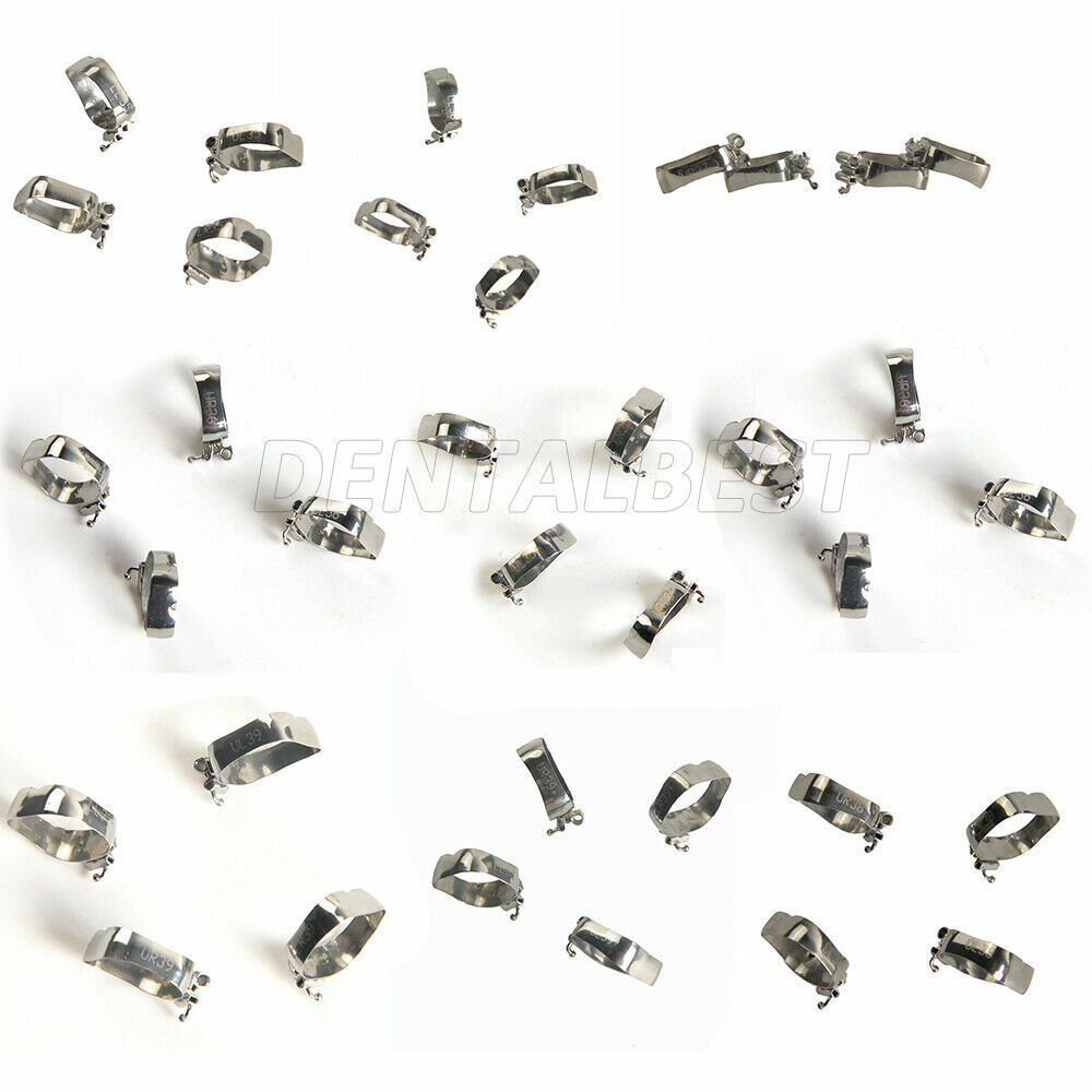 AZDENT Dental Orthodontic Bands with Buccal Tube 1st Molar Roth .022 35#-40#+