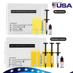 Dental Orthodontic Brackets Braces Mini Roth 022/Light Cure Composite Resin Kit