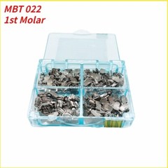 50Sets Dental Orthodontic Buccal Tube 1st Molar MBT 0.022 Single Mesh Base U1L1