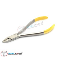 10PCs Dental Orthodontic Pliers, Hard Wire Cutter 13cm, TC/Gold,Prime Steel,New