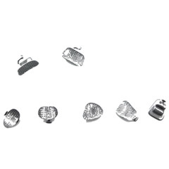 28pcs/set Dental Orthodontic Metal Lingual Brackets Brace Buccal Tubes