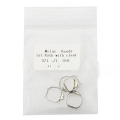 10 Bags Dental Ortho 1st Molar Prewelded Buccal Tube Bands Roth 018 29 to 43+