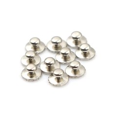 10 Pcs/Pack Orthodontic Ortho Dental Round Bondable Lingual Buttons Mesh Base