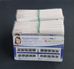 5 Sets Dental Orthodontic Metal Brackets Braces Standard Roth MBT Mesh Base