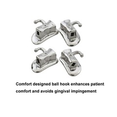 tubos de ortodoncia Dental Buccal Tubes 2nd Molar Mini Roth 022 Laser Marked