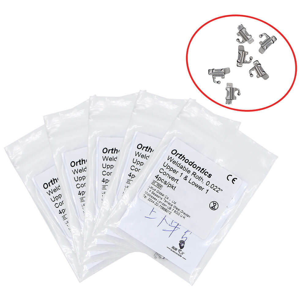 10x Dental Orthodontic Weldable Buccal Tube Roth 0.022″ Upper/Lower 1