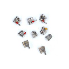 5-100pack Dental Orthodontic Mental Bracket Brace Standard Roth Slot 018 345Hook