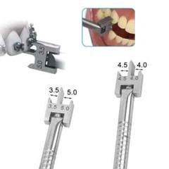 2Pcs Dental Orthodontic Bracket Locator Placement Gauge Positioner Adjustable