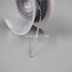 1 Roll Dental Orthodontic Elastic Rubber Bands Power Grey Long 15 Sheet Of Chain