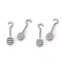 10 Pieces Bondable Sliding Crimpable Hook Long Curved 10Pcs pack Left Right